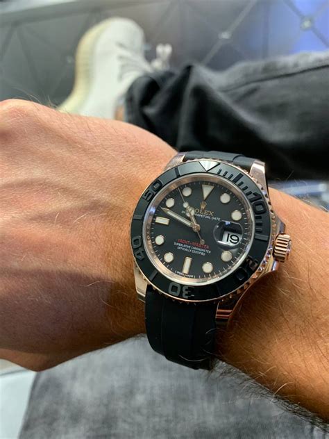 rolex yacht master 40 rose gold review